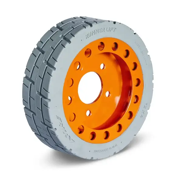 Skyjack SJ Scissor Lift Tire & Wheel Assembly 12 x 4 x 8 Rear with Brake