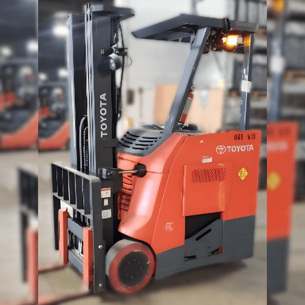 2017 Toyota 8BNCU18 - Narrow Aisle Stand Up Forklift (Multiple Units Available)
