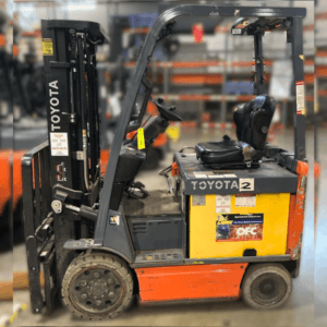 2021 Toyota 8FBCU25 - 4 Wheel Electric Sit-Down Forklift