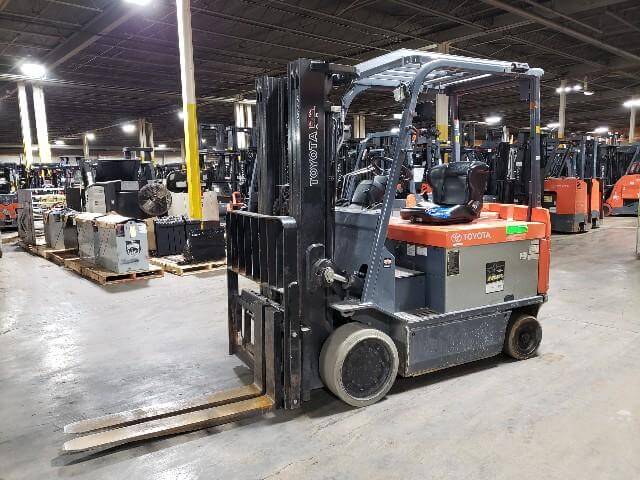 2018 Toyota 7FBCU35-4 Wheel Electric