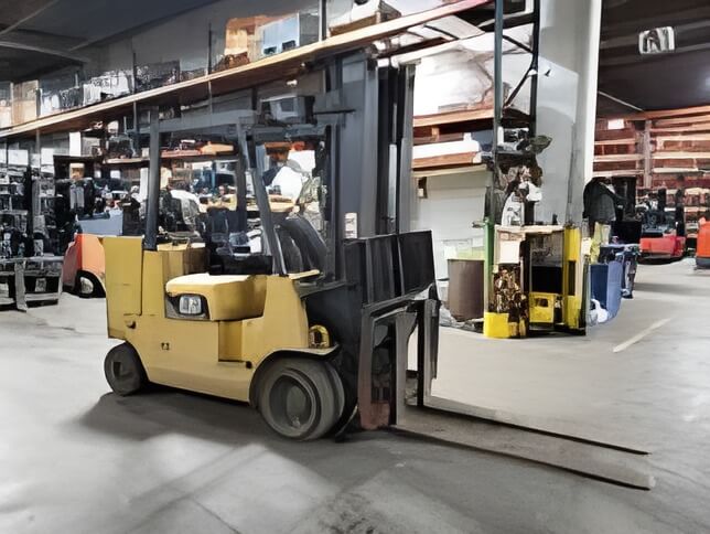 2014 Caterpillar GC55KS5 - Cushion Propane Forklift - Image 3