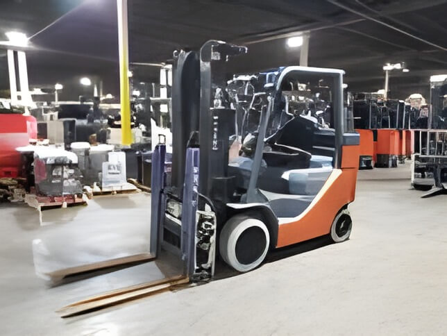 2014 Toyota 8FGC35U-BCS-Cushion Propane Forklift