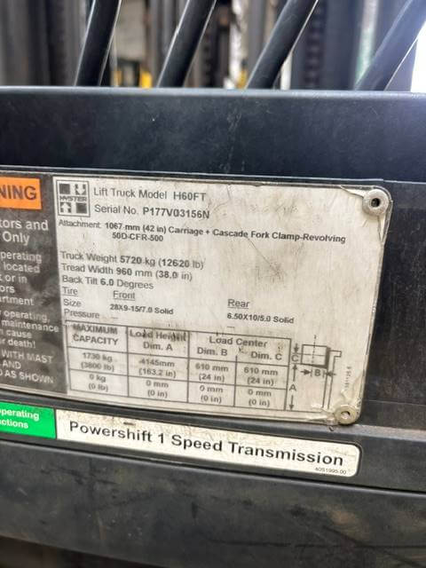 2016 Hyster H60FT-Pneumatic Propane - Image 5