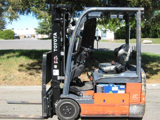 2020 Toyota 8FBE15U - 3 Wheel Electric Forklift