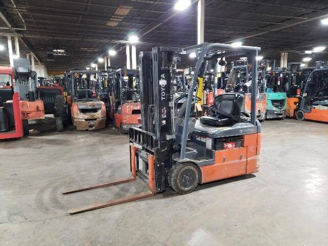 2019 Toyota 8FBE18U - 3 Wheel Electric Forklift
