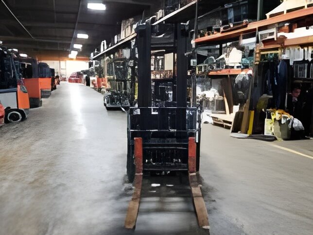 2021 Toyota 8FBE15U - 3 Wheel Electric Forklift - Image 2