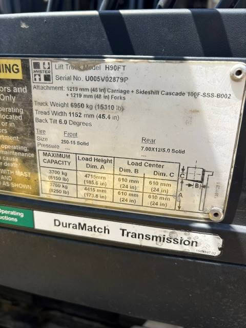2016 Hyster H90FT - Image 5