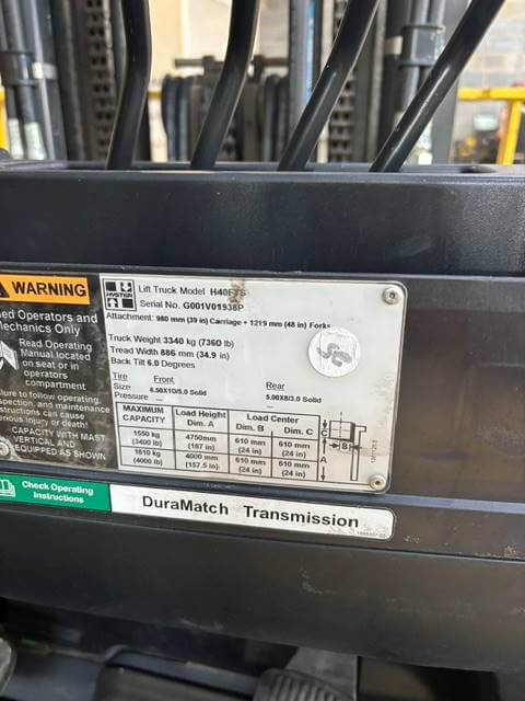 2016 Hyster H40FTS-Pneumatic Propane - Image 5