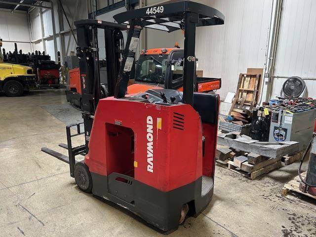 2016 Raymond 415C35TT-Narrow Aisle Stand Up Forklift - Image 3