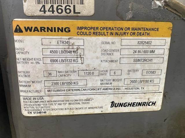 2019 Jungheinrich ETR345-Narrow Aisle Reach Truck - Image 10