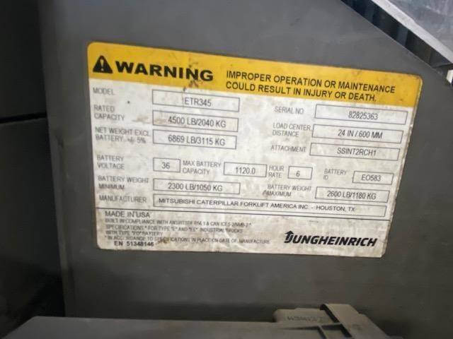 2019 Jungheinrich ETR345A-Narrow Aisle Reach Truck - Image 7