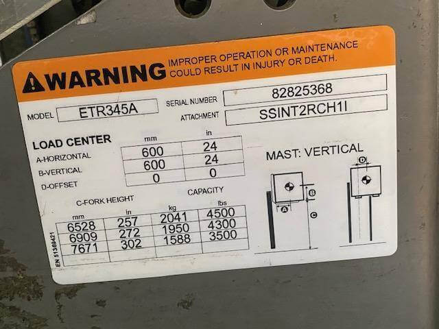 2019 Jungheinrich ETR345-Narrow Aisle Reach Truck - Image 9