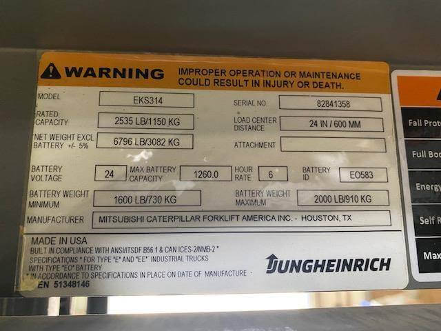 2019 Jungheinrich JUNGHEINRICH-Narrow Aisle Order Picker - Image 8
