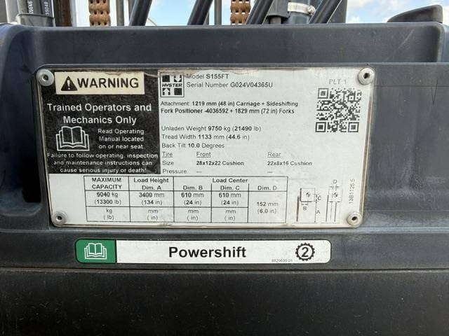 2020 Hyster S155FT-Cushion Propane - Image 10