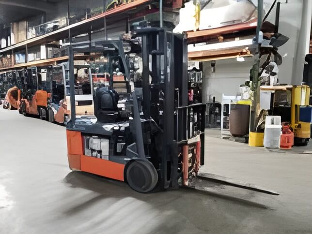 2020 Toyota 8FBE18U - 3 Wheel Electric Forklift - Image 3