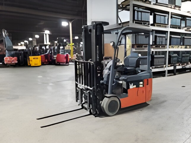 2020 Toyota 8FBE15U - 3 Wheel Electric Forklift - Image 3