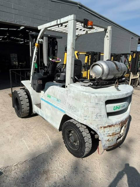 2017 Unicarriers PF80LP - Pneumatic Propane Forklift - Image 3
