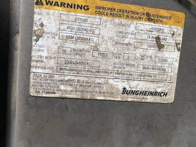 2019 Jungheinrich ETR345A - Narrow Aisle Narrow Aisle Stand-Up Forklift - Image 7