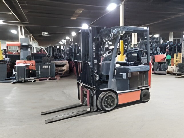 2021 Toyota 8FBCU25 - 4 Wheel Electric Sit-Down Forklift
