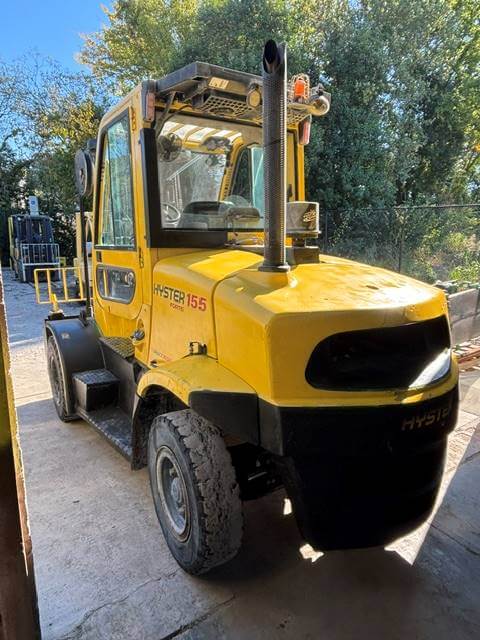 2019 Hyster H155FT - Pneumatic Diesel Forklift - Image 4