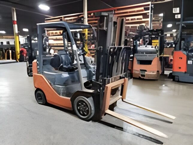 2020 Toyota 8FGCU25 - Cushion Propane Forklift - Image 3